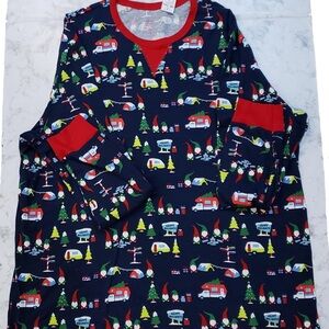 Men’s Sleepwear Long sleeve Shirt Christmas Theme 3 XL TALL